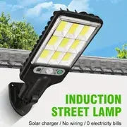 Solar Street Lights Outdoor Waterproof Human Body Sensing Courtyard Garden Wall Household Lights Rural Road Lighting Wall Lights