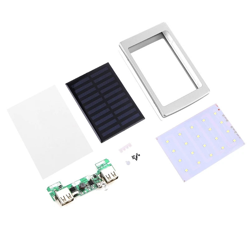 18650 Solar for Case DIY Box Dual USB Power Supply for Mobile Phones Mp3 Multiple for Protection Plug and