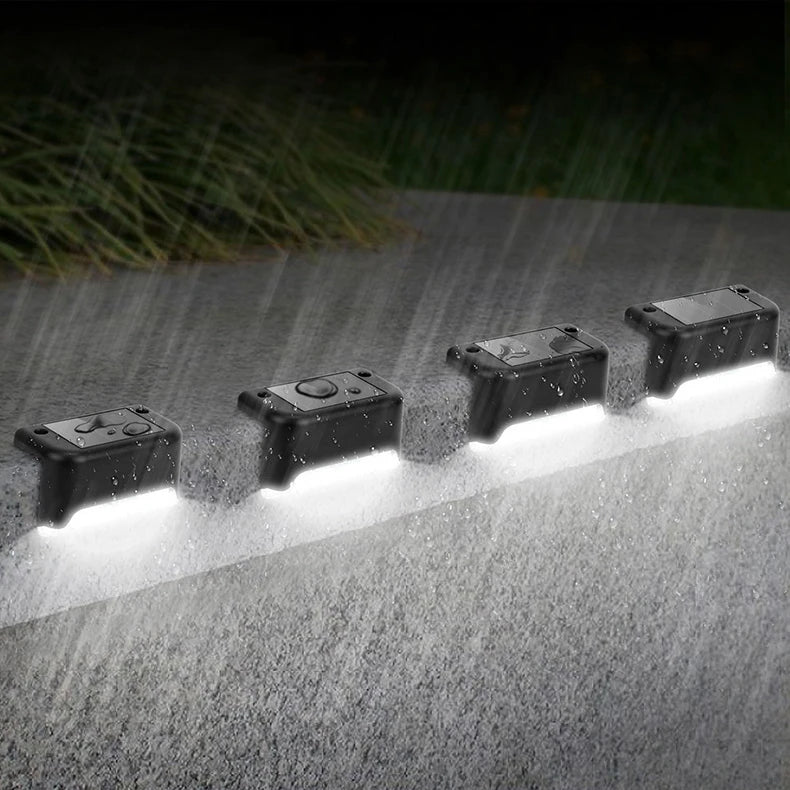 Solar Path Light,Outdoor Fence Light,Waterproof Yard Step Light,Easy-Install Garden Decor Lamp,Patio,Balcony,Fence,Yard,Outdoor