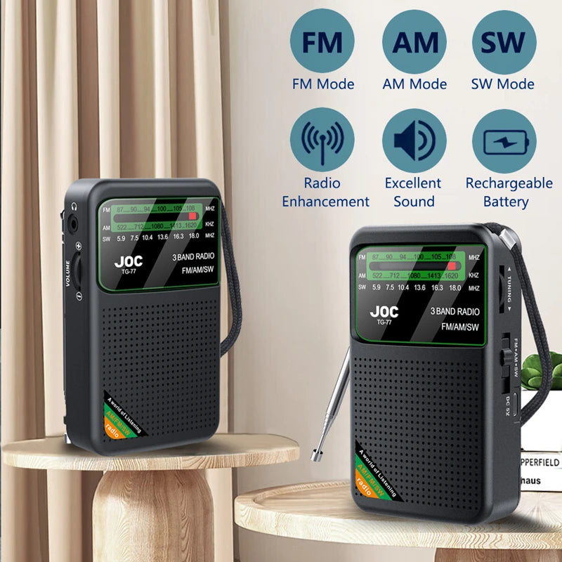 Xiaomi Full Band Radio Portable Radio Am Fm Sw Multi-function Radio Excellent Reception Transistor Radio With Loud Speaker