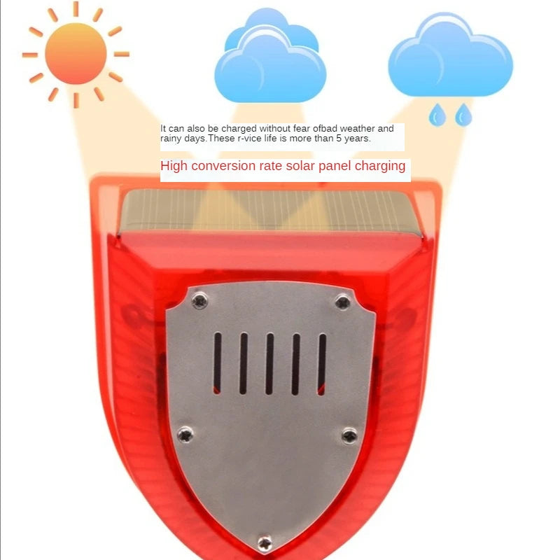Solar Driving Alarm Garden Construction Site Driving Beast Anti-Thief Solar DC Cable Alarm