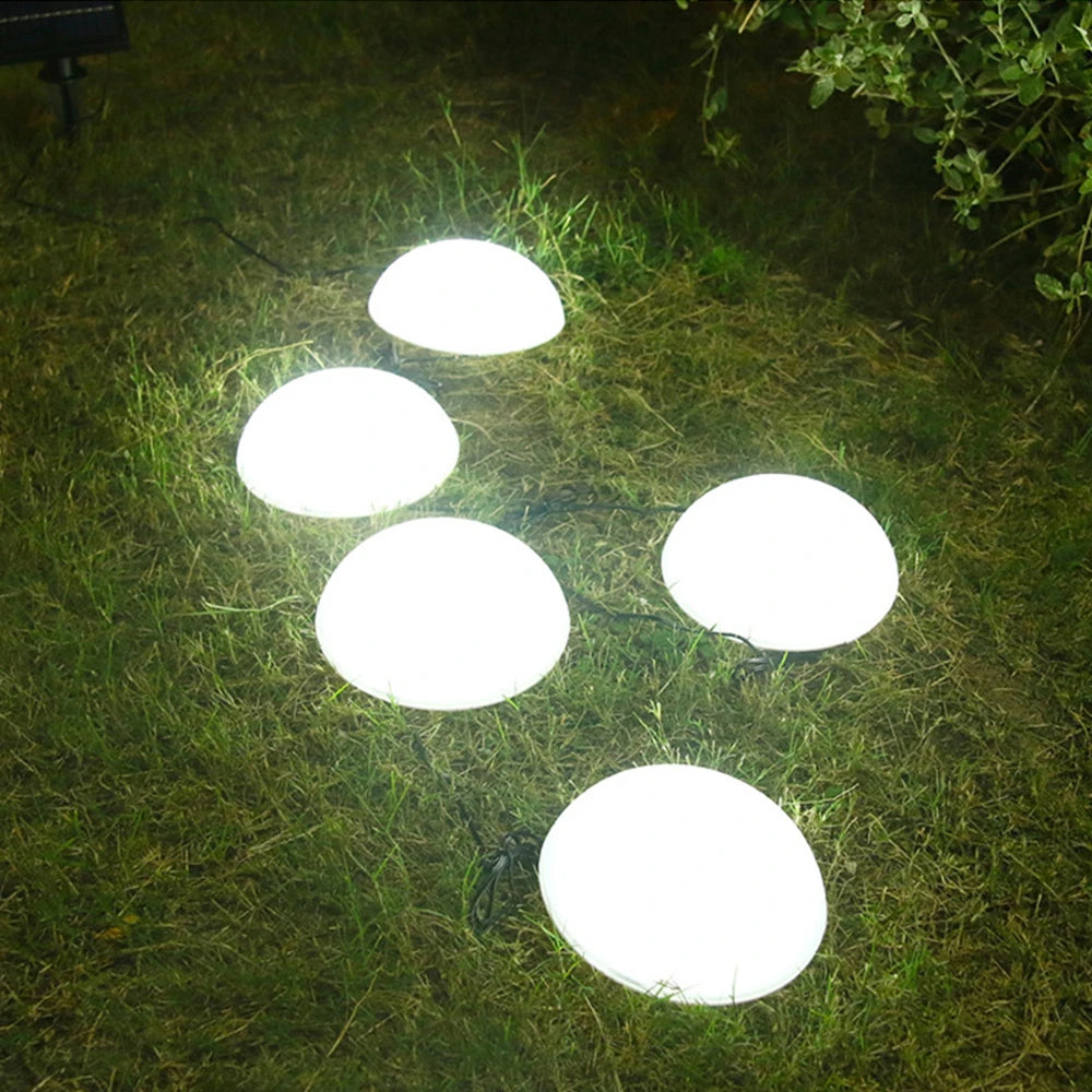 LED Solar Light Garden Lawn Lamp Waterproof Outdoor Landscape Christmas Lights Home Yard Driveway Patio Pathway Decor Lighting