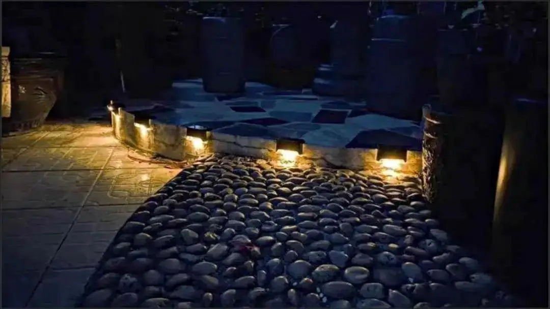 Solar Light Outdoor Stair Wall Step LED Street Garden Balcony Decoration Waterproof Stairs Fence Lamp