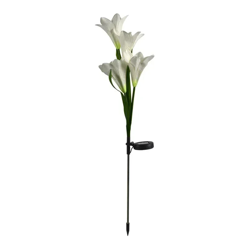 LED Solar Light Waterproof butterfly Solar Flowers Lamp Outdoor Decorative for Garden Yard Lawn Path Lighting Holiday Wedding