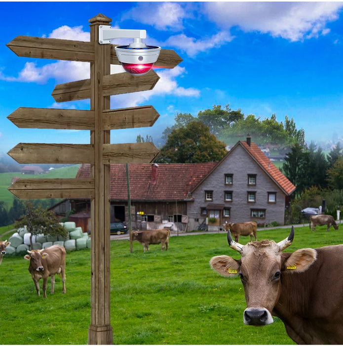 Solar Powered Fake Security Camera Shape Solar Light with PIR Motion Sensor Detection Lights for Outdoor Home Office Shop Garage