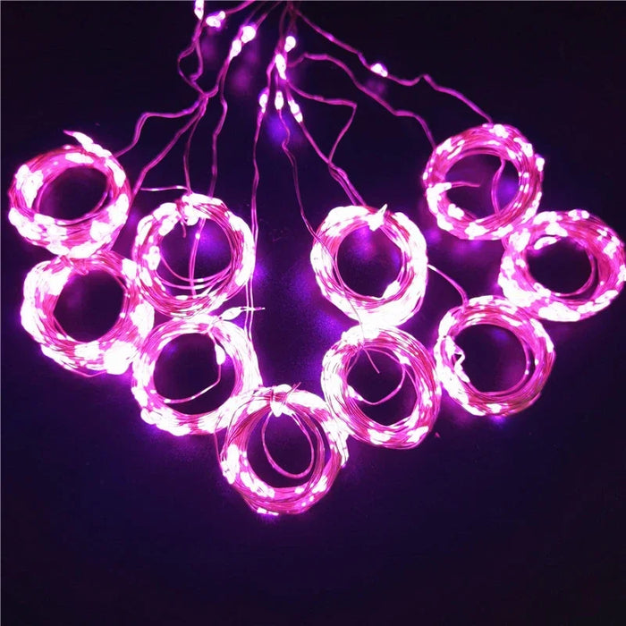 6M/3M LED Curtain Fairy Lights,8 Lighting Modes,Outdoor/Indoor Decoration for Christmas Wedding Party,Garden,Living Room,Bedroom