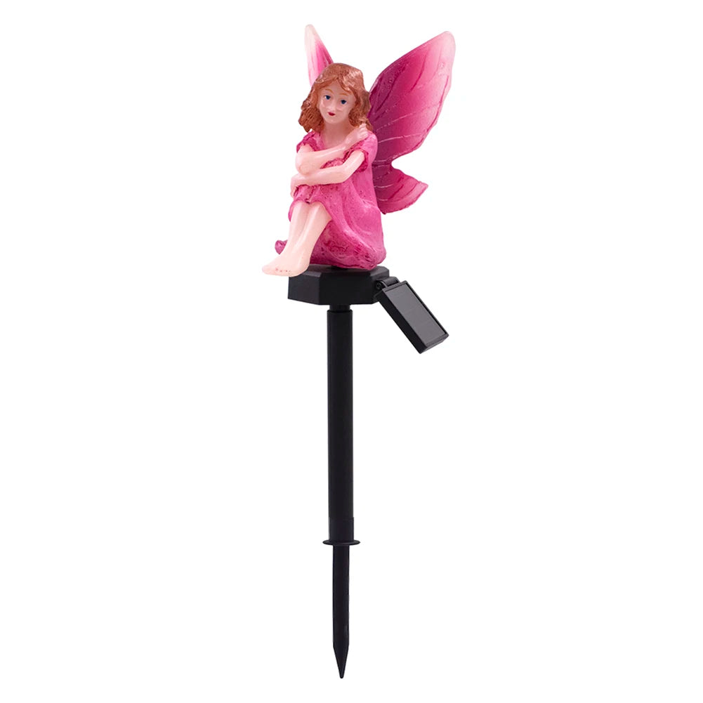 LED Solar Flower Fairy Light Outdoor Waterproof Hanging Light Lawn Stakes Lamps for Home Garden Courtyard Festival Decoration