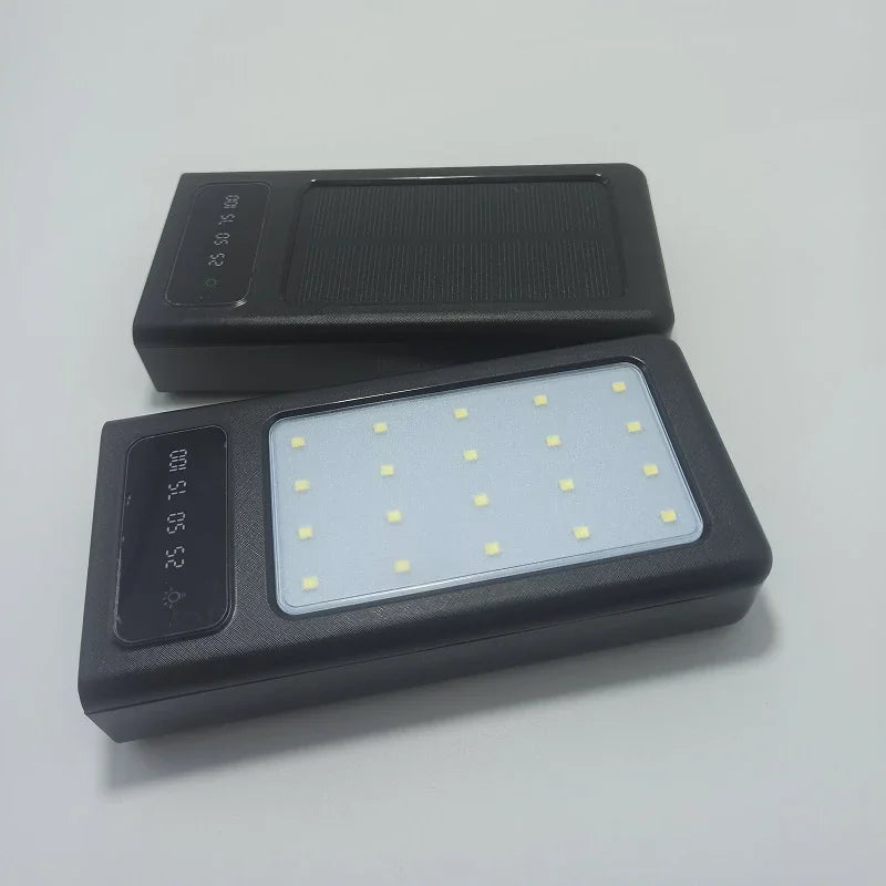 500000MAH 200000mAh 300000mAh Solar BCAK Power Bank, Convenient Ultra-thin Built-in Cable, Outdoor Camping Mobile Power Supply