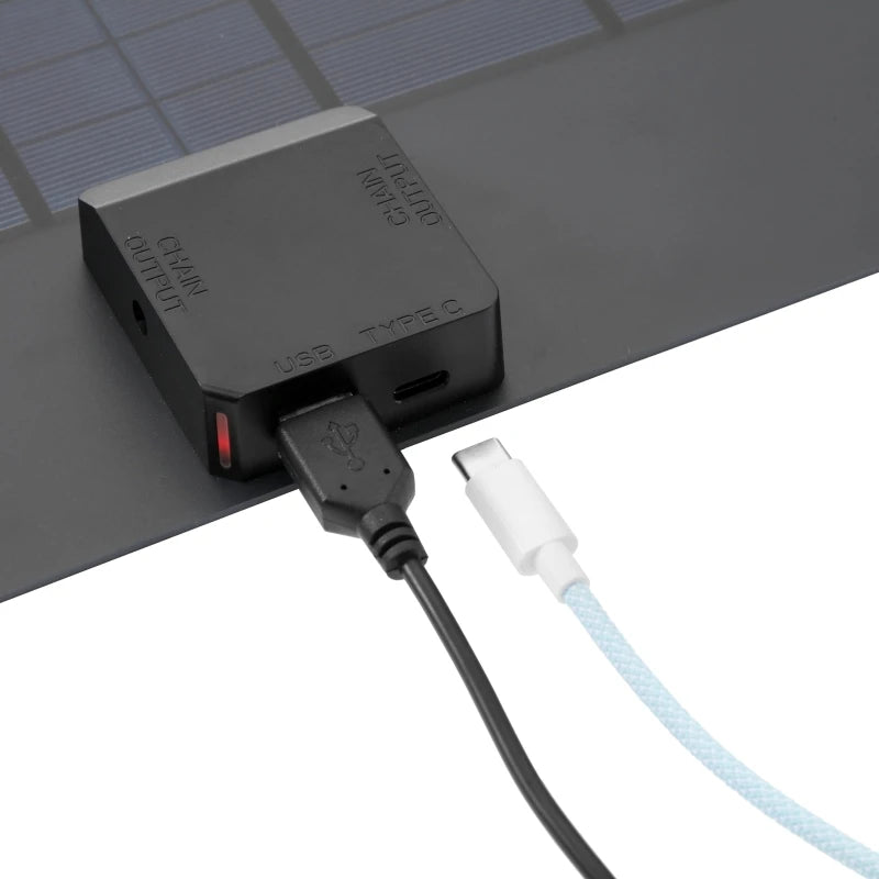 50W/100W Portable Solar Panel USB Outdoor Mobile Power DIY Travel Cell Phone Charger Car Yacht 12V18V Battery Pack Power Panel
