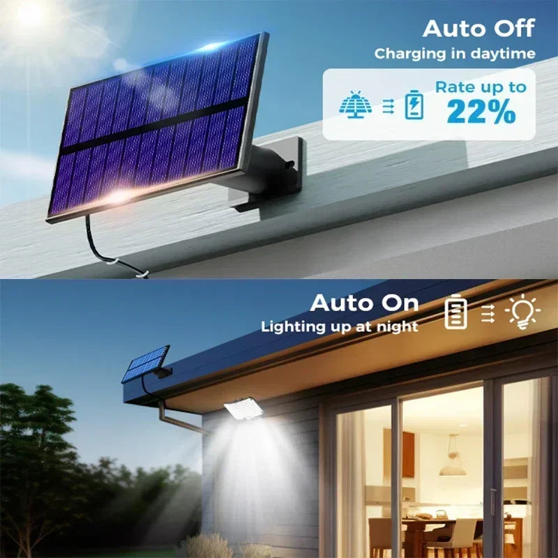 Solar 234 LED Outdoor Street Diameter Light with Motion Sensor and Remote Control