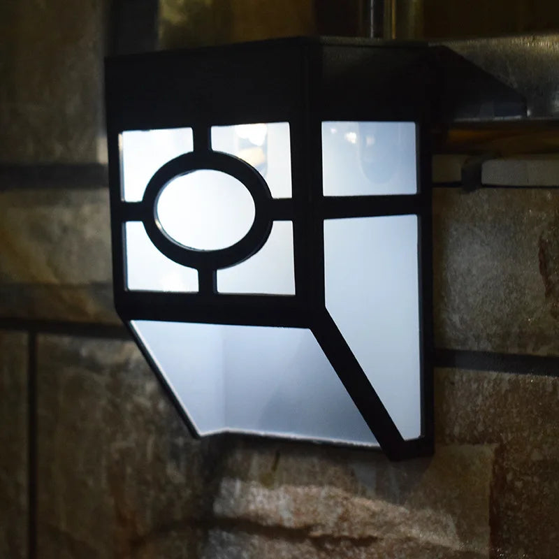 Outdoor Solar Garden Decoration Light IP65 Waterproof Solar Wall Lamp Deck Light Fence Light Stair Lights With Bright Warm Light
