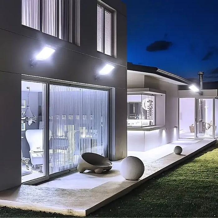 400000LM Solar LED Lights Outdoor With 3 Mode Waterproof Motion Sensor Security Lighting Wall Street Lamp for Garden Patio Path