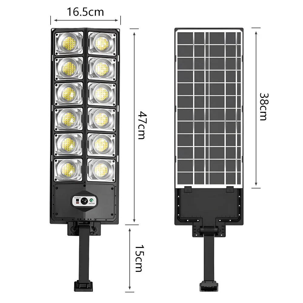 8800W Powerful Solar Street Light Motion Sensor Solar LED Light Outdoor Waterproof Wall Light Garden Decoration Balcony Lighting