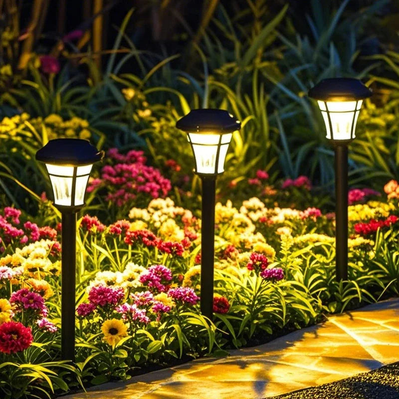 Solar LED Garden Lights Outdoor Decor Lawn Pathway Solar Light Waterproof Yard Balcony Street Patio Walkway Solar Lamp
