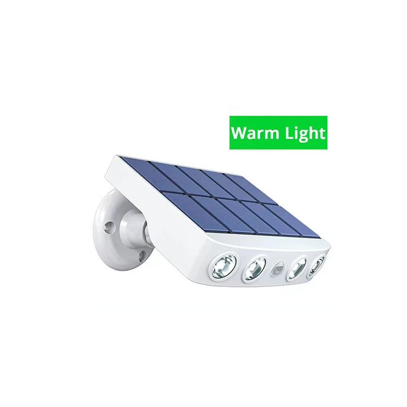Outdoor Solar Lights Household Courtyard Lawn Garden Wall Light Lighting Human Body Induction Sensor Monitoring Street Lamp