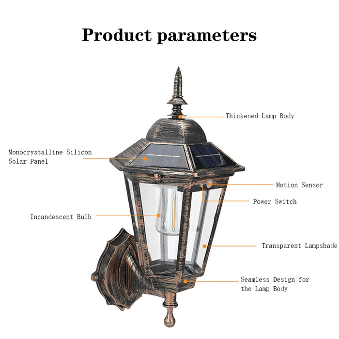 E2 Solar Flame Hanging Lantern Lights Outdoor IP65 3 Modes Solar Powered Lamp Wall Mounted Lights Fence Patio Porch Garden Decor