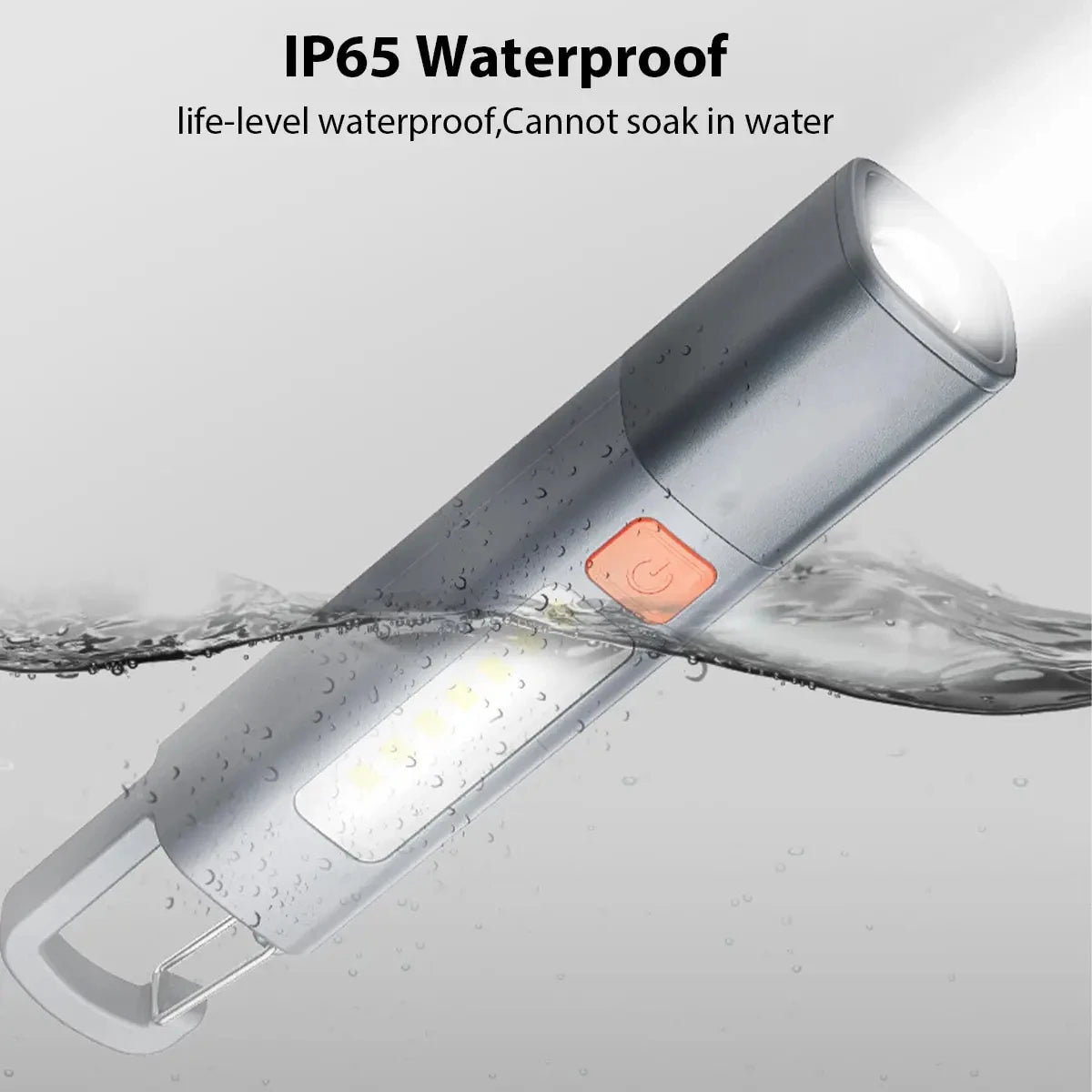 1-10PCS Super Bright COB Side Lights LED XPE Mini Portable Torch Zoomable Waterproof Outdoor Fishing Hunting Camping Flashlight