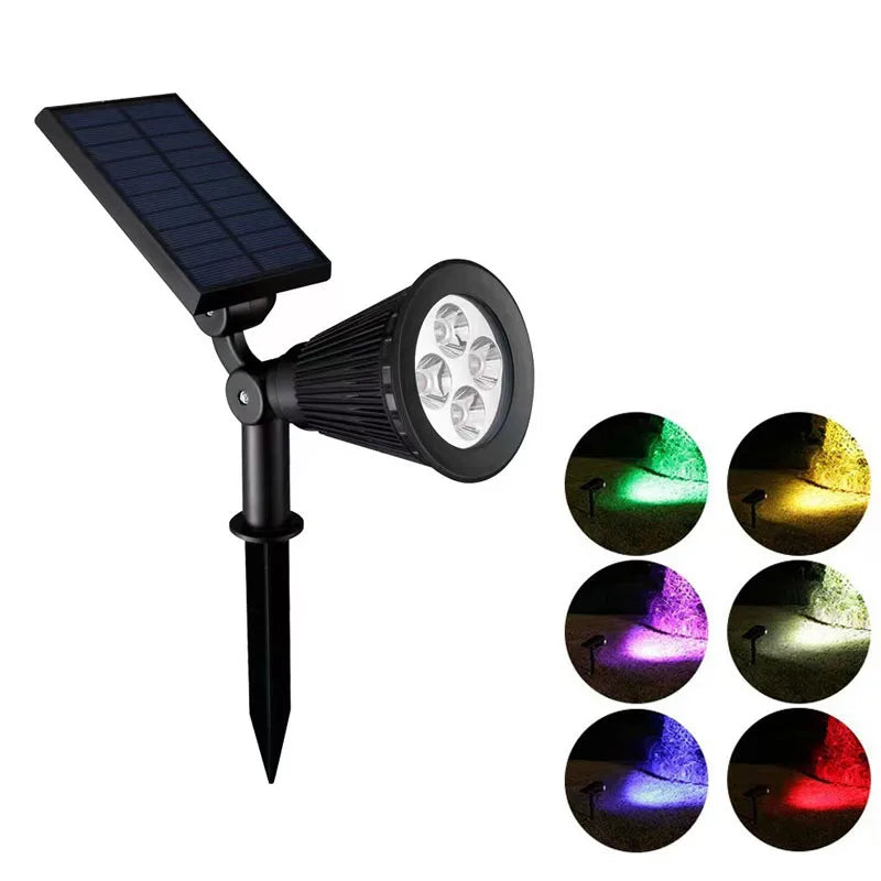 1/2 Packs Solar Lights Solar Spotlight Waterproof Solar Wall Light Solar Garden Light Solar Lamp Outdoor Spotlight