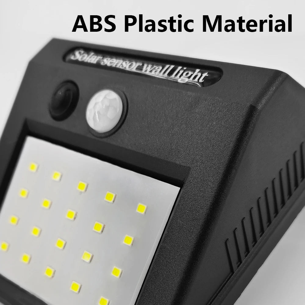 2000LM Solar Wall Light Motion Sensor Outdoor Solar Lamp LED Solar Lights IP65 Waterproof Solar Street Light Outdoor Garden Lamp