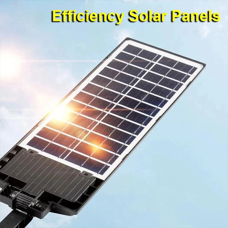 600000 Lumens Solar Led Light Outdoor Lighting 990 LED Garden Lights Big Solar Panel Lamps Waterproof Motion Sensor Street Light
