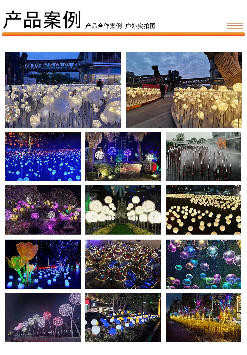 Solar Christmas Tree Garden Decorative Lights Lawn Lights Outdoor Led Snow Christmas Lights Garden