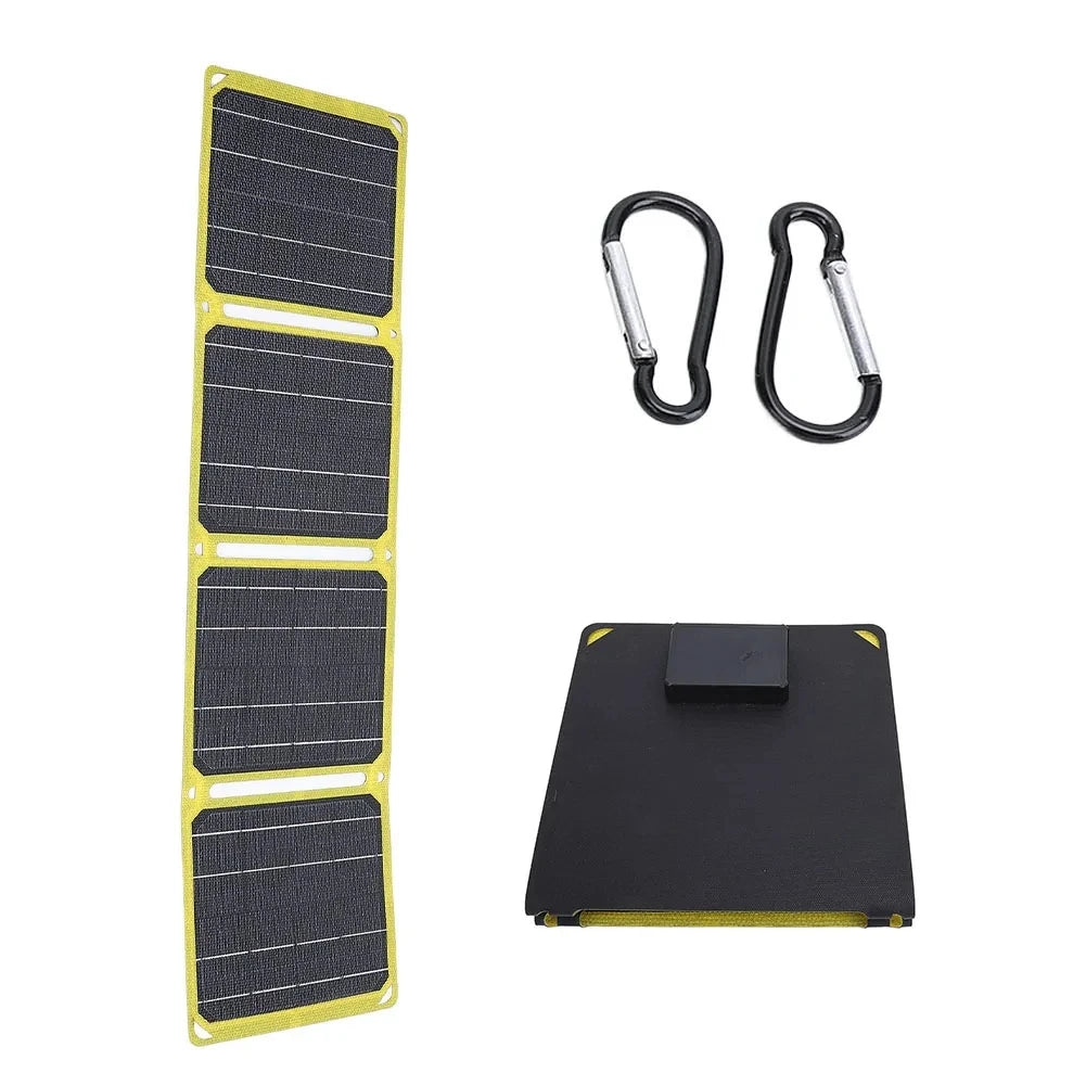 Outdoor Flexible Solar Panel 5V 30W 40W Portable Battery Mobile Phone Charge PD QC 3.0 9V 12V for USB A C Cells Power Bank