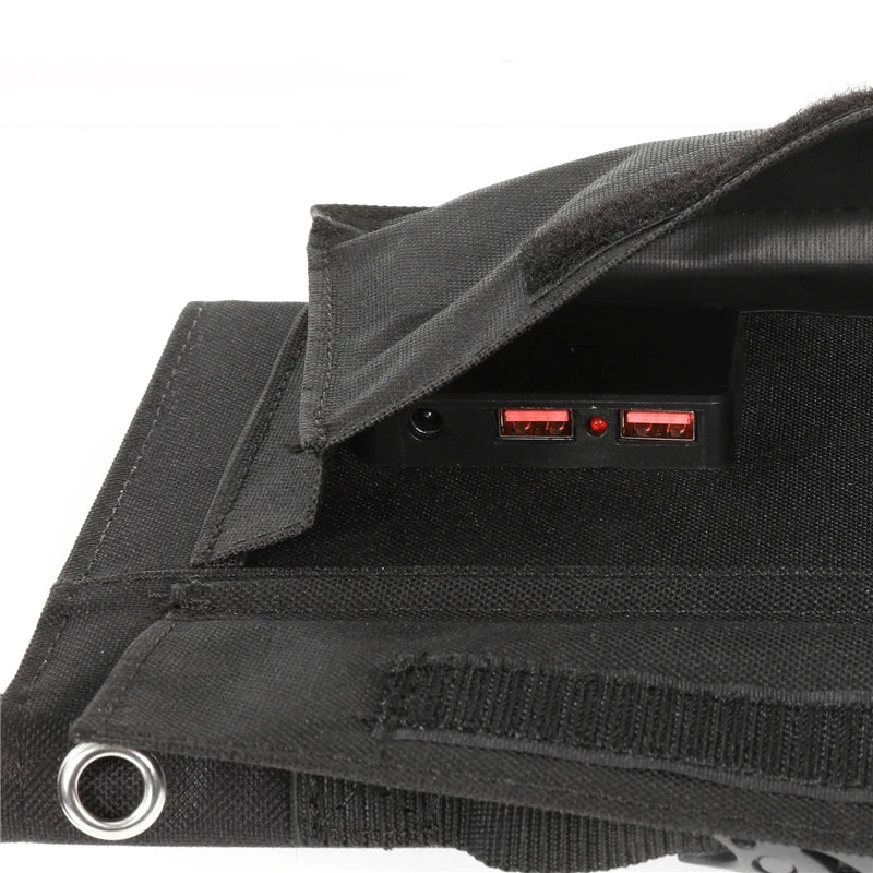 100W Solar Panel Folding Bag USB+DC Output Solar Charger Portable Foldable Solar Charging Device Outdoor Portable Power Supply