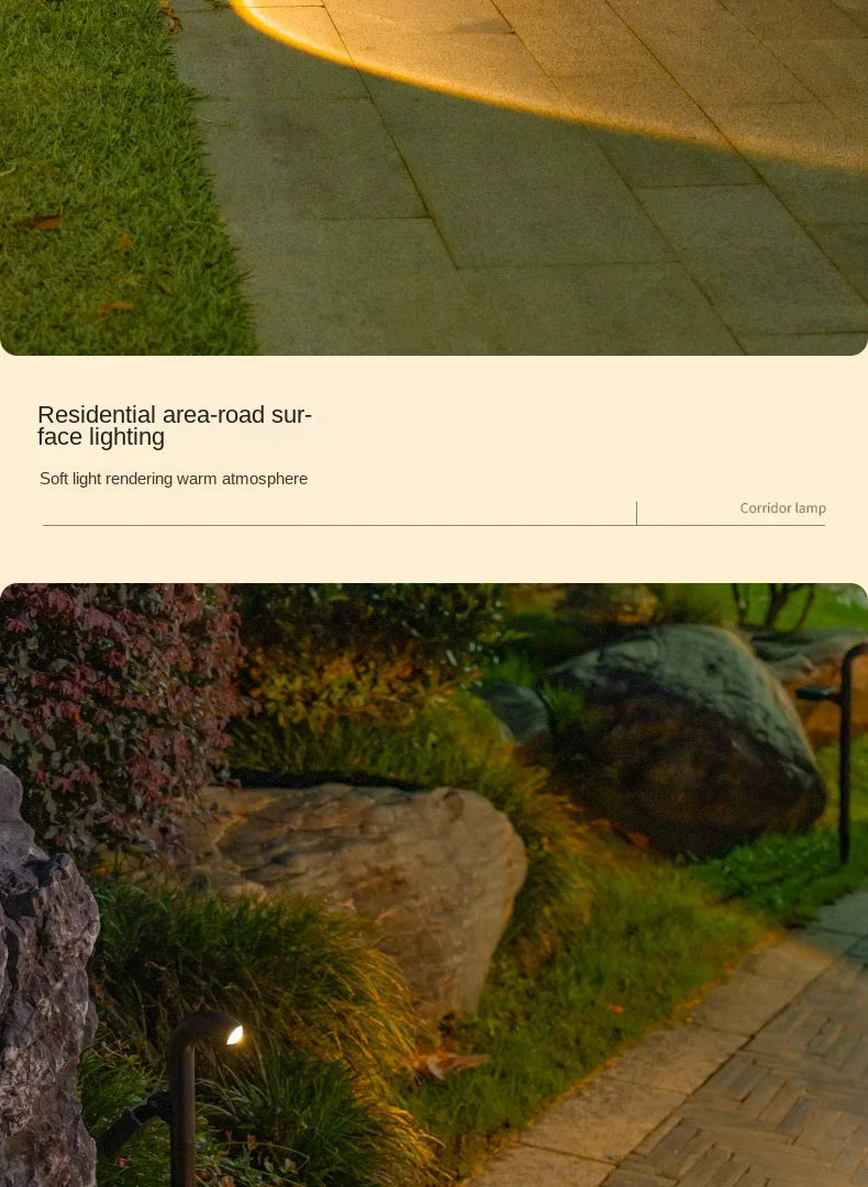 Durable Solar Pathway Lights for Driveway and Garden Landscape