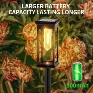 Solar Pathway Lights Outdoor Solar Pathway Garden Lamp Waterproof Landscape Lights Walkway Driveway Lawn Patio Garden Decor