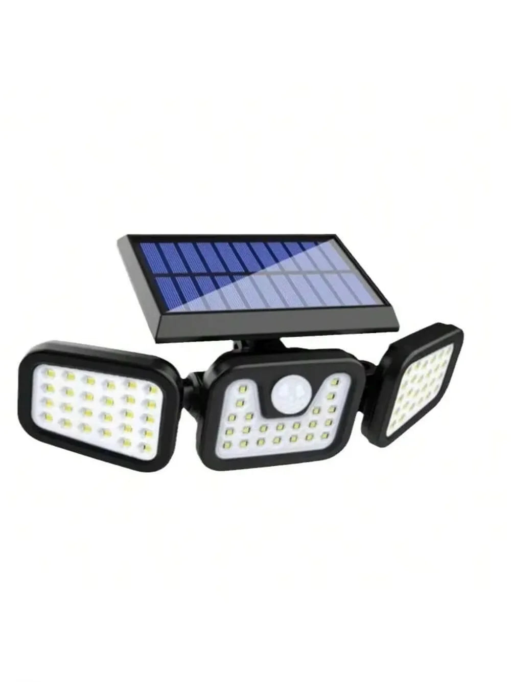 Upgraded Solar Security Lights Outdoor-270°Smart Human Detection&3-Way Adjustable Head IP65 Waterproof Motion Sensor Wall Floodl