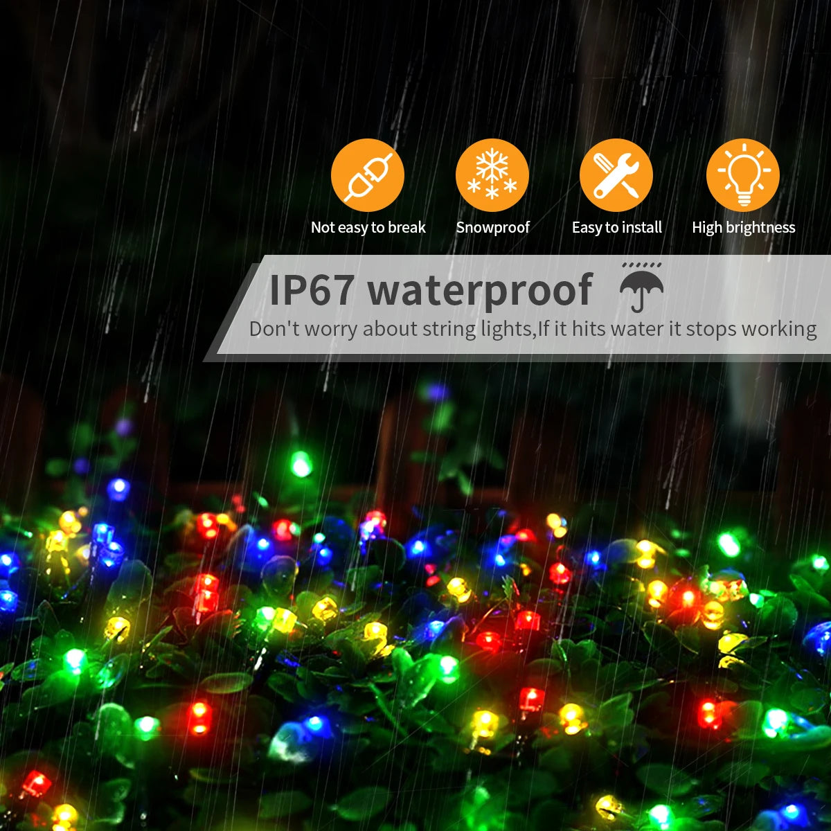 328ft Fairy LED Solar String Lights Outdoor, 8 Modes, USB Charge & Remote, Waterproof For Garden Balcony Garland Christmas Patio