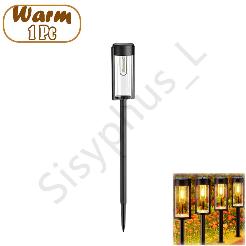 LED Solar Pathway Lights Outdoor Garden Lamp Waterproof Landscape Lights Lights Walkway Driveway Lawn Patio Garden Decor