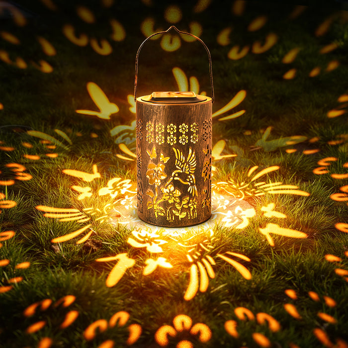 Hanging Outdoor Solar Powered Lantern LED Lights, IP67 Waterproof, Upgraded Lamp Beads, Auto On/Off, Durable for Patio, Yard