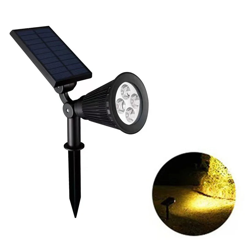 1/2 Packs Solar Lights Solar Spotlight Waterproof Solar Wall Light Solar Garden Light Solar Lamp Outdoor Spotlight