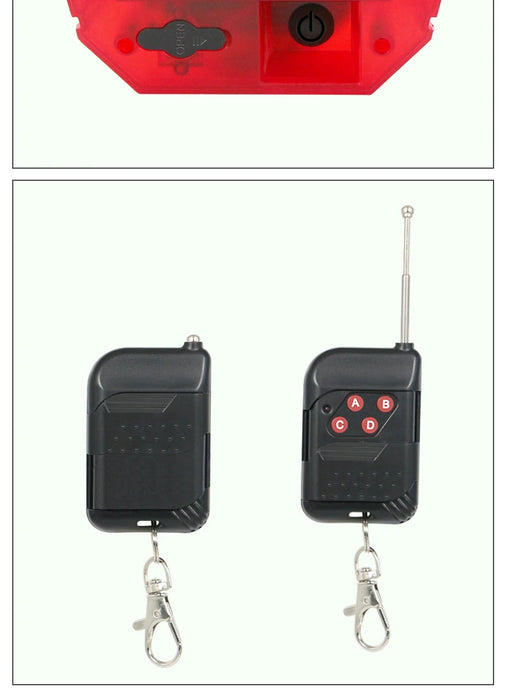 Sound And Light Alarm Solar Wireless Infrared Sensor Home Anti-theft Sound And Light Alarm For Farm Gardens Factory Warehouse