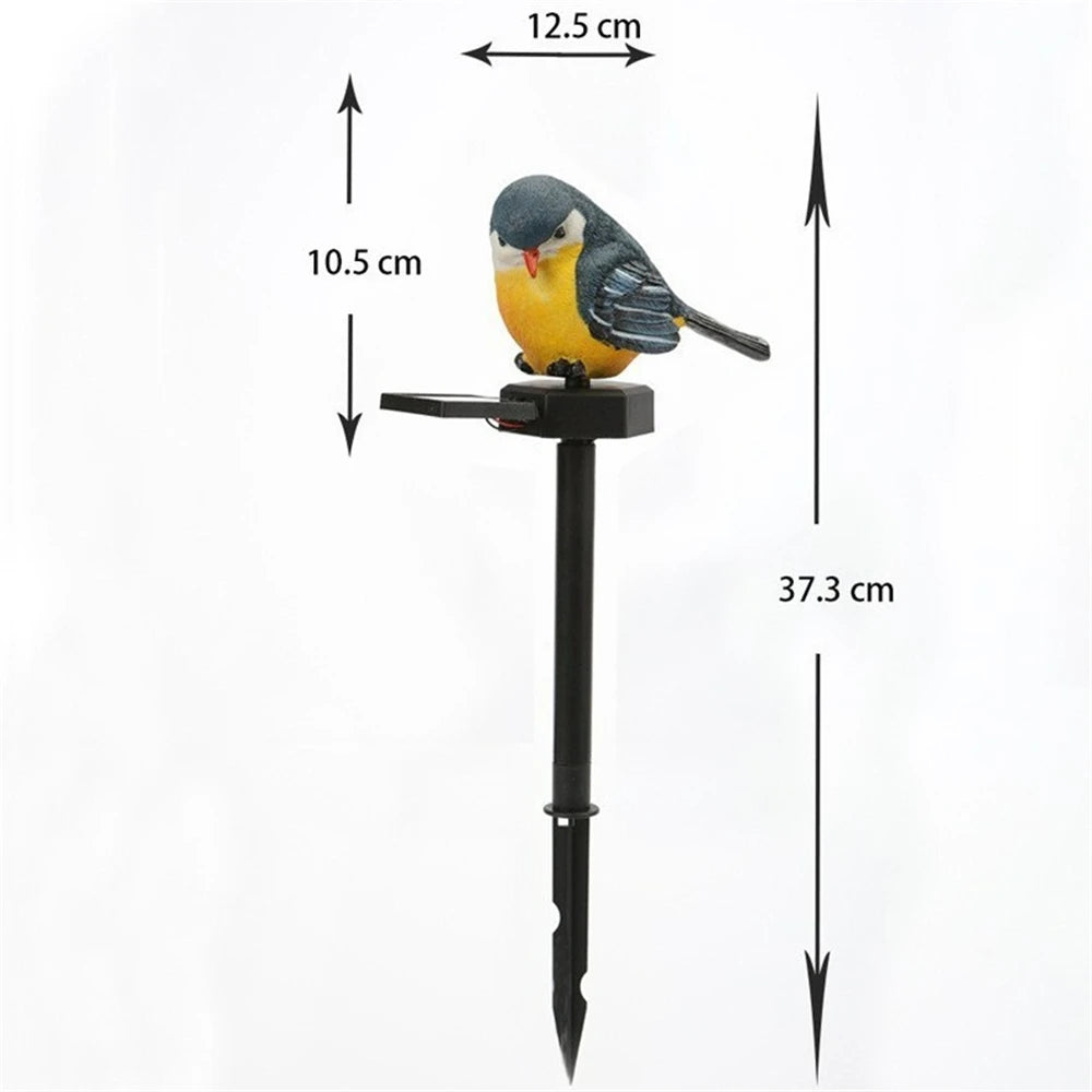 Solar Outdoor Resin Bird Light LED Courtyard Ground Insertion Lawn Light Garden Animal Landscape Decorations