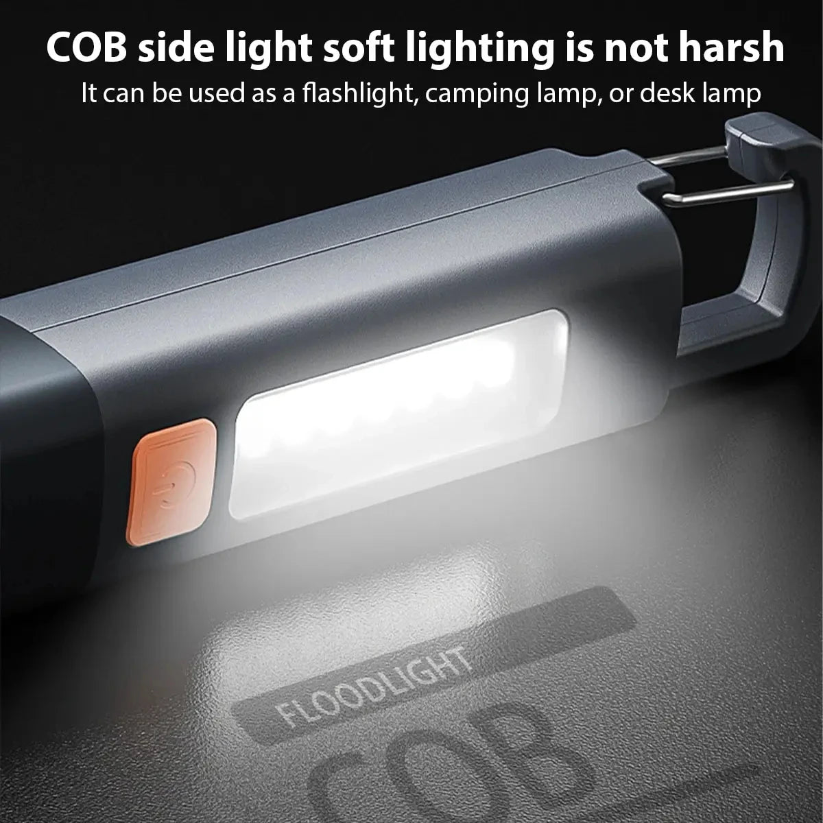 1-10PCS Super Bright COB Side Lights LED XPE Mini Portable Torch Zoomable Waterproof Outdoor Fishing Hunting Camping Flashlight