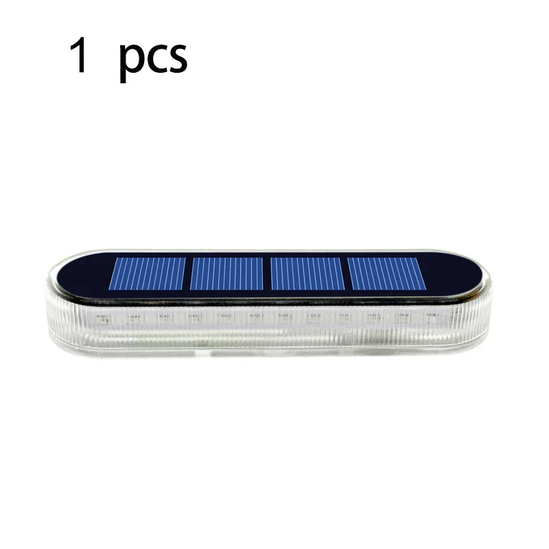 Solar Lights Outdoor Solar Garden Step Lighting Waterproof For Stairs Patio Pathway Yard Fence Wall Lamp Christmas Decoration