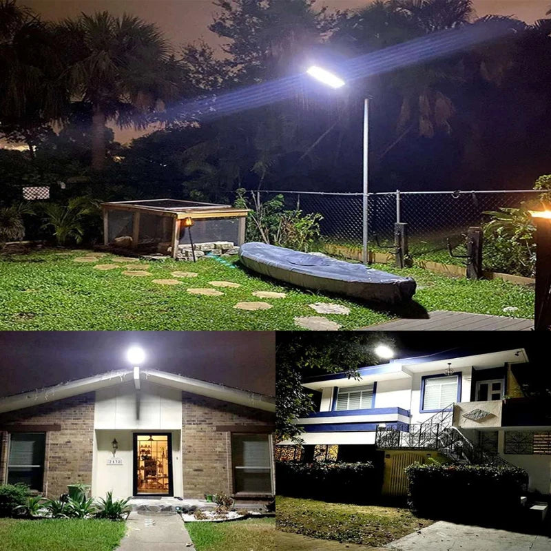 Super Powerful LED Solar Lights Outdoor With Motion Sensor 500㎡ Solar Lamp Ultra Bright Garden Street Light Courtyard Wall Lamps