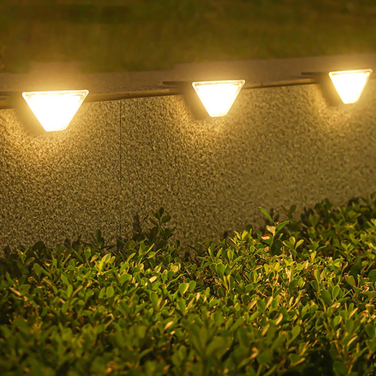 1/2/4pcs LED Solar Stair Light 3000K Waterproof Outdoor Garden Passage Courtyard Terrace Guardrail Step Light Landscape Light