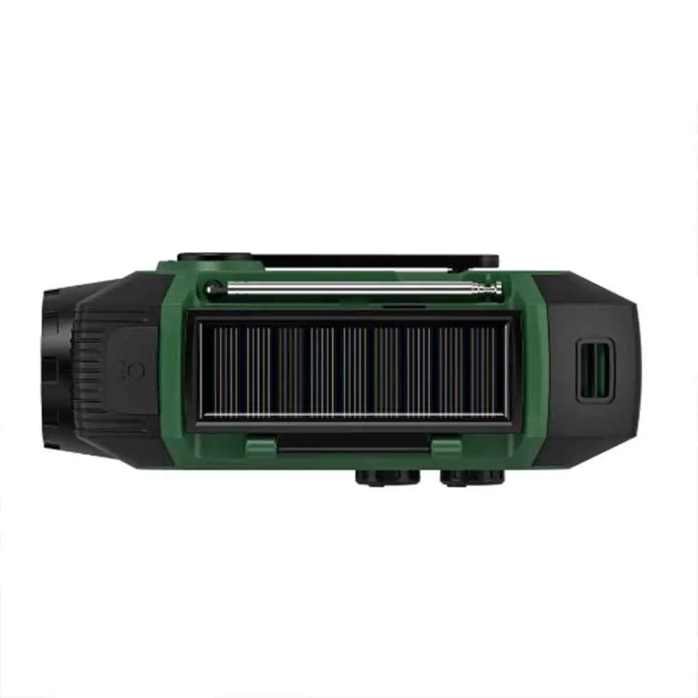 USB Charger Solar Power Emergency Radio with Flashlight SOS Alarm AM/FM/WB Radio Power Bank Multifunctional Bluetooth Speaker