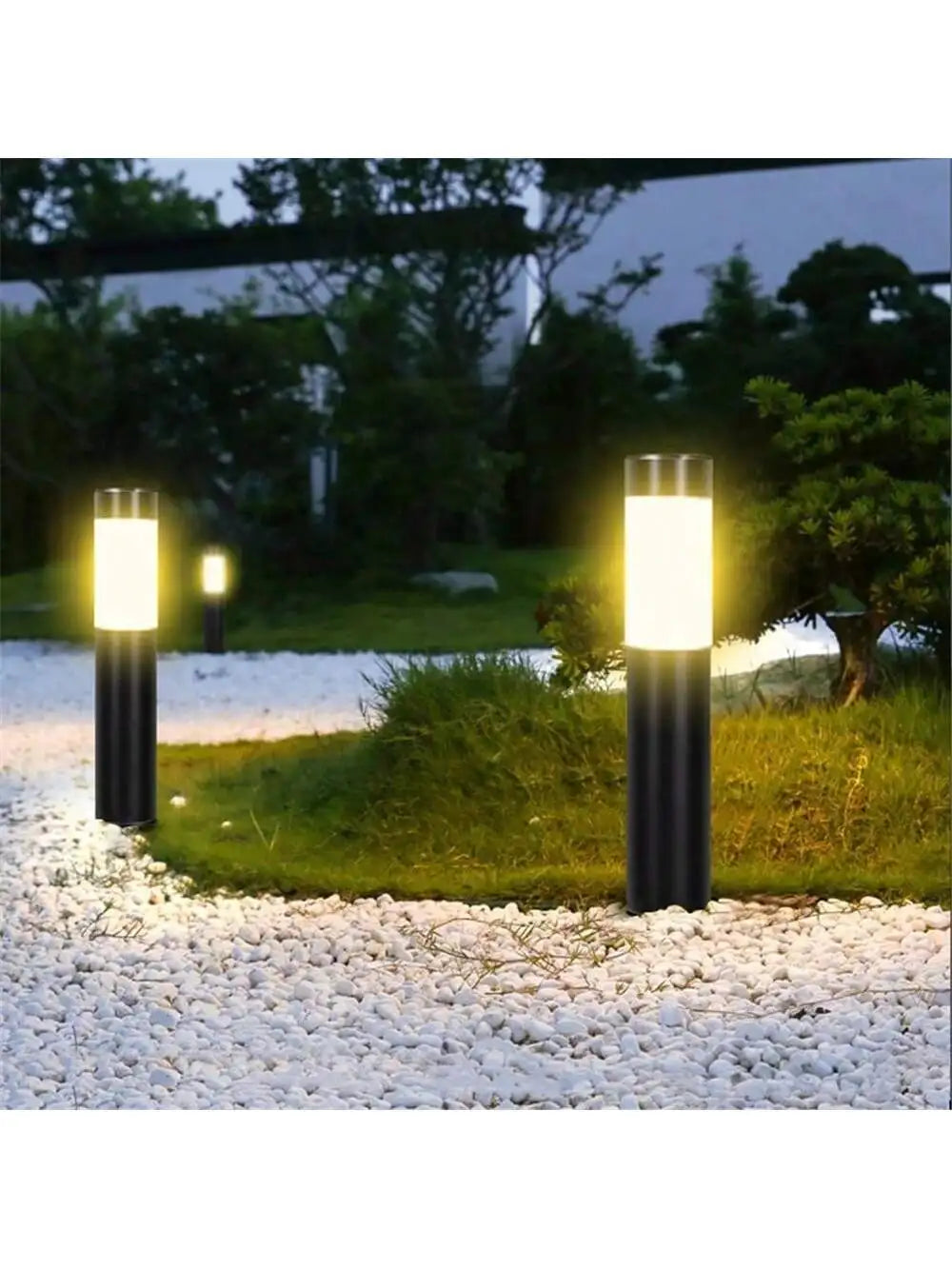 Solar Pathway Lights Outdoor Waterproof-Auto On/Off Solar Garden Lights for Yard Walkway Driveway Patio Lawn&Path-Upgraded Brigh
