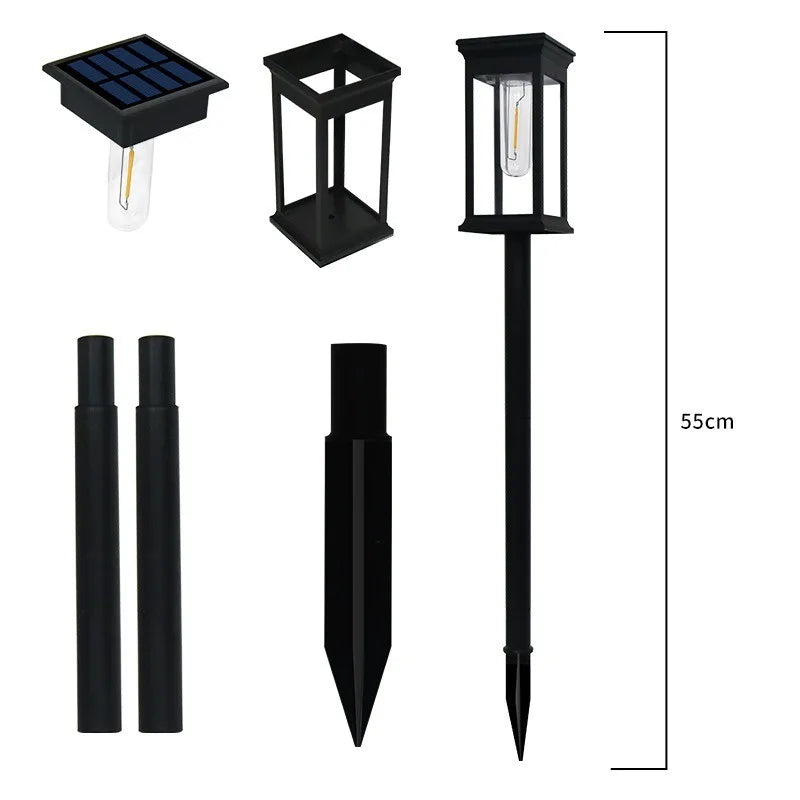 Solar Pathway Lights Outdoor Solar Pathway Garden Lamp Waterproof Landscape Lights Walkway Driveway Lawn Patio Garden Decor