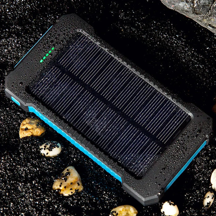 20000mAh Solar Power Bank External Battery backpack Fast Charger Powerbank With SOS Flashlight Poverbank For Smart Mobile Phone