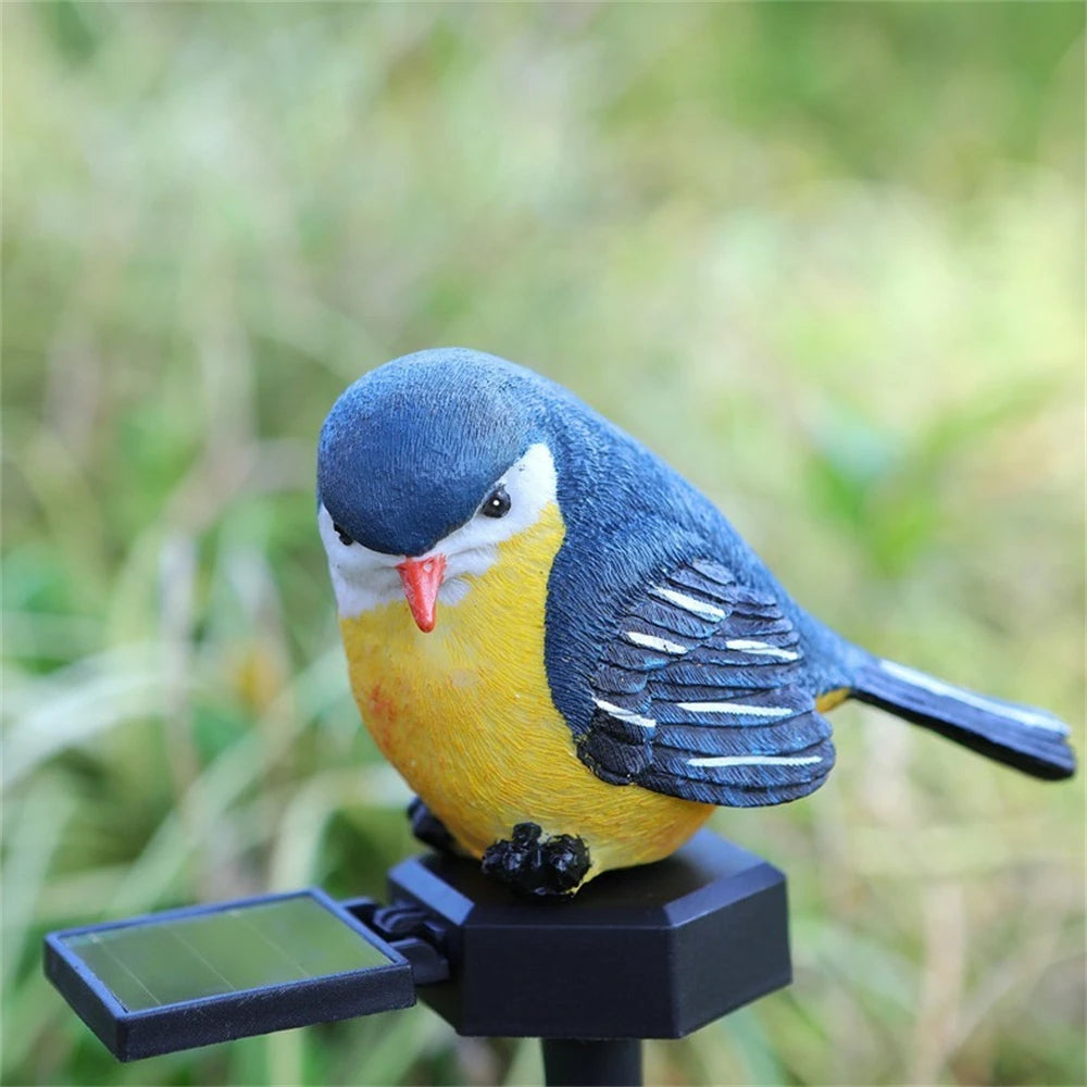 Solar Outdoor Resin Bird Light LED Courtyard Ground Insertion Lawn Light Garden Animal Landscape Decorations