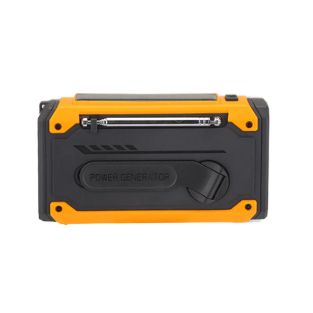 2000mAh Solar Emergency Radio AM FM NOAA Power Bank Portable Weather Radio Multi-band LED Flashlight SOS Outside Radio Universal