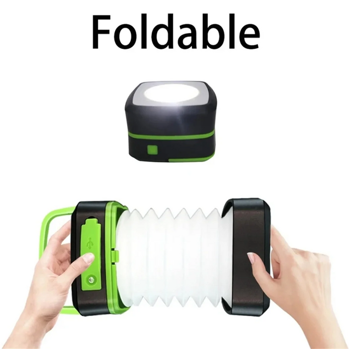 HHO-Camping Light Solar Rechargable Foldable Portable Lantern