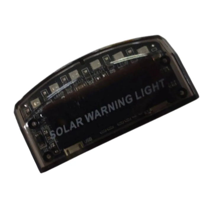 Car Anti-Theft Alarm Warning Stimulated  Flashing 6 LED Light Solar Powered Car Burglar Alarm Light Strobe Lights Auto Part