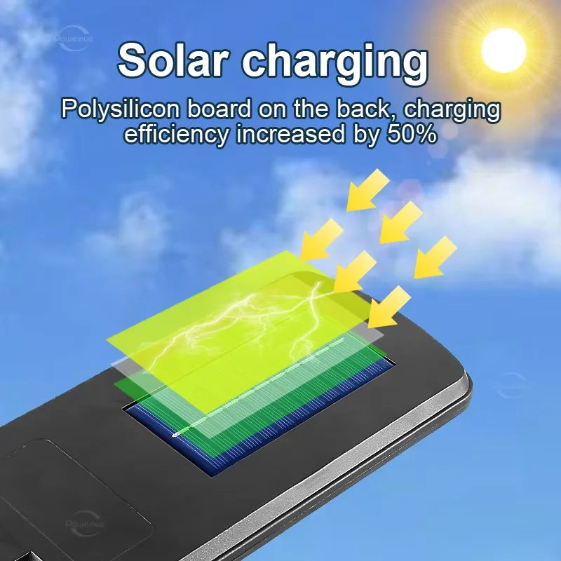 200000LM Solar Street Light Outdoors Solar Garden Lamp With Motion Sensor Waterproof External Solar Light For Balcony Yard Wall