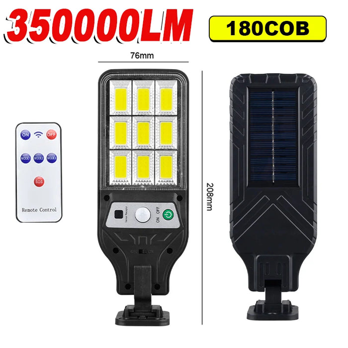 2025 350000LM Outdoor Solar Lights Motion Sensor Solar Waterproof Security Wall Lighting Garden Wall Courtyard Path Lighting